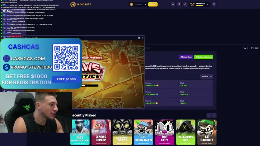 stevbewilildhoit playing Slots & Casino - Live Casino Stream