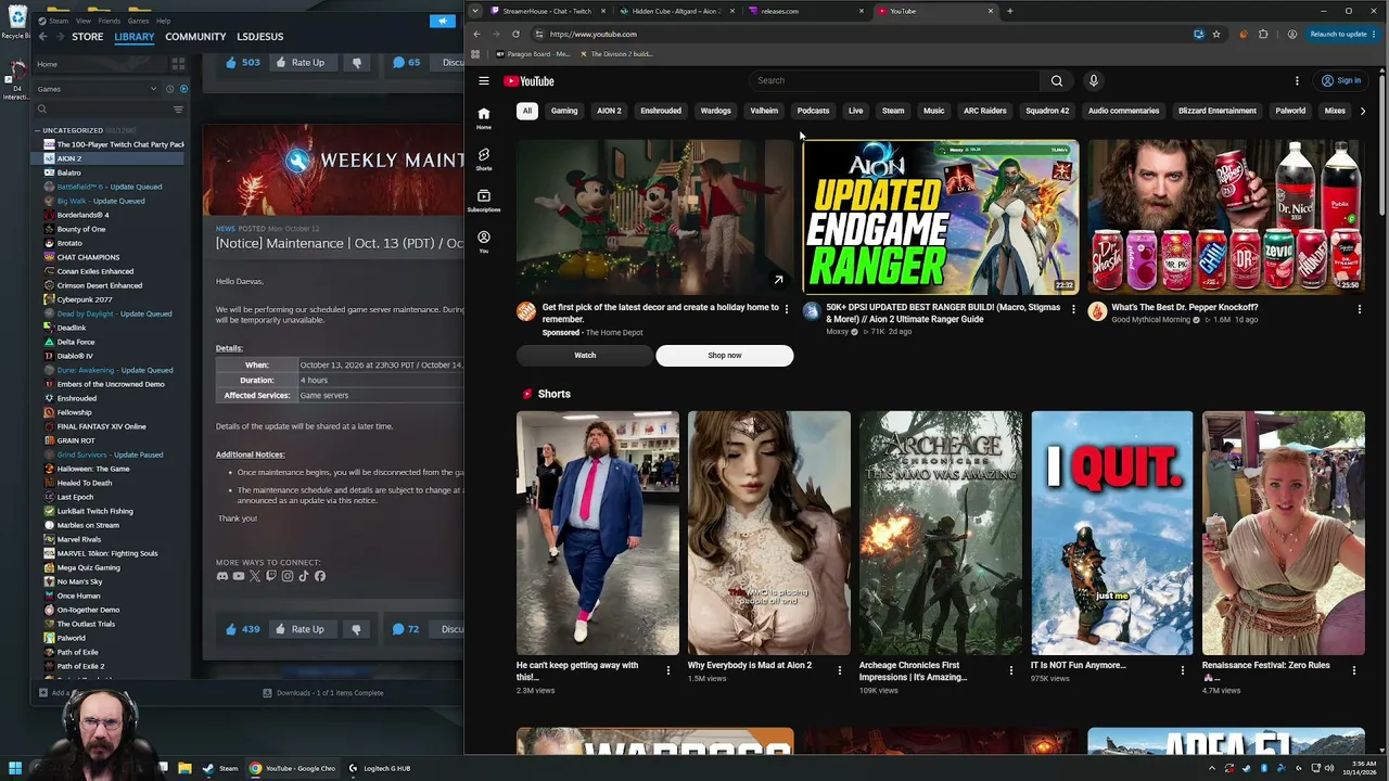 StreamerHouse live stream