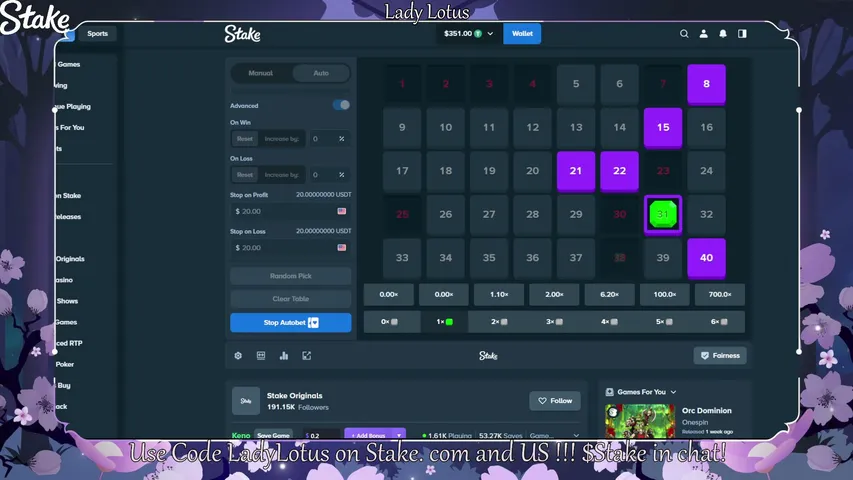 ladylotus playing Slots & Casino - Live Casino Stream