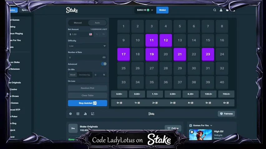 ladylotus playing Slots & Casino - Live Casino Stream