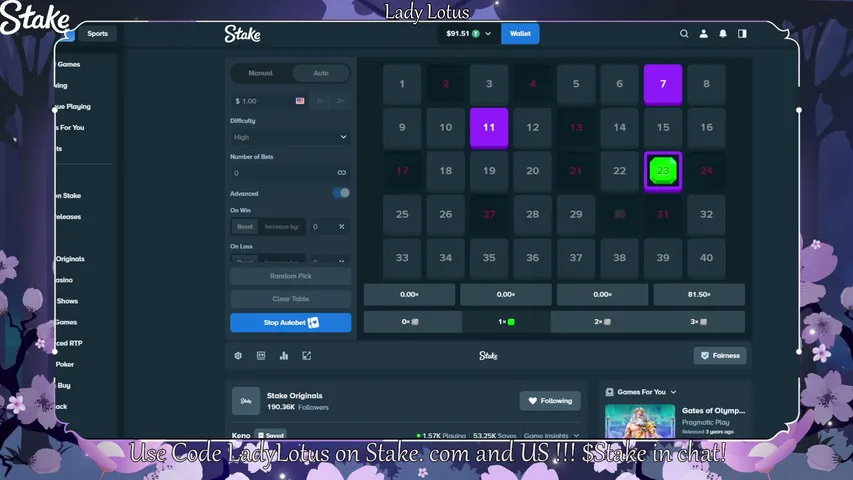 ladylotus playing Slots & Casino - Live Casino Stream