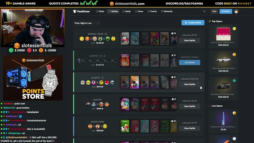 COMMUNITY BONUS HUNT! !chance !bounties !quest 💰 $100K Given Back MONTHLY! 💎 | $50,000 LEADERBOARD  !discord