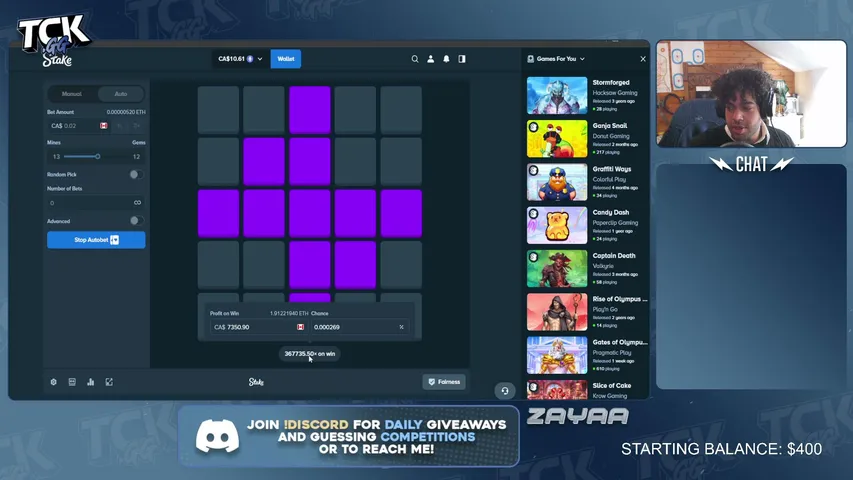 TCKGG playing Slots & Casino - Live Casino Stream