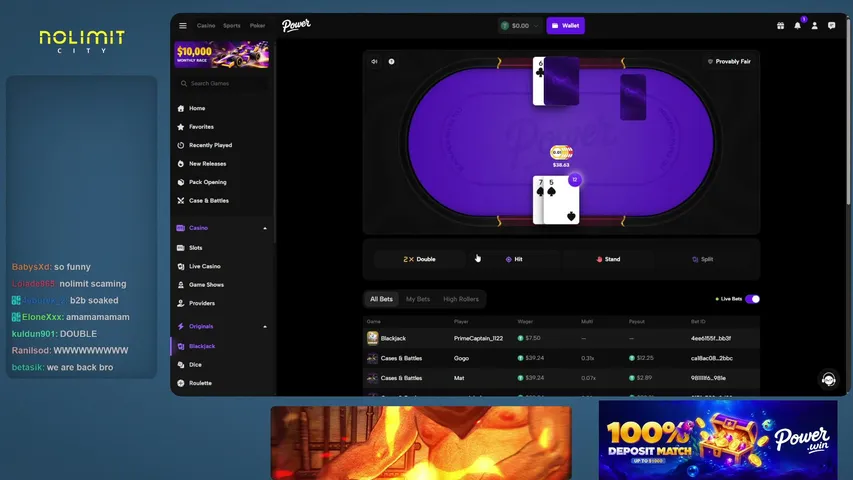 the-godmode playing Slots & Casino - Live Casino Stream