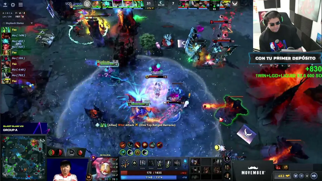 Benjaz — LA BLASTT!! / XTREME VS LGD / CODIGO : 1XBENJAZ
