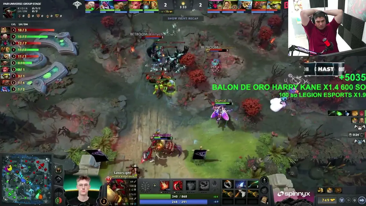 Benjaz — BETBOOM VS LEGION / PARI UNIVERSE DIA 5🏆 / CODIGO : 1XBENJAZ ✅