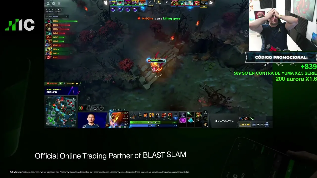 Benjaz — LA BLASTT!! / GAMERLEGION VS MOUZ / LIQUID VS AURORA GAMING / CODIGO : 1XBENJAZ