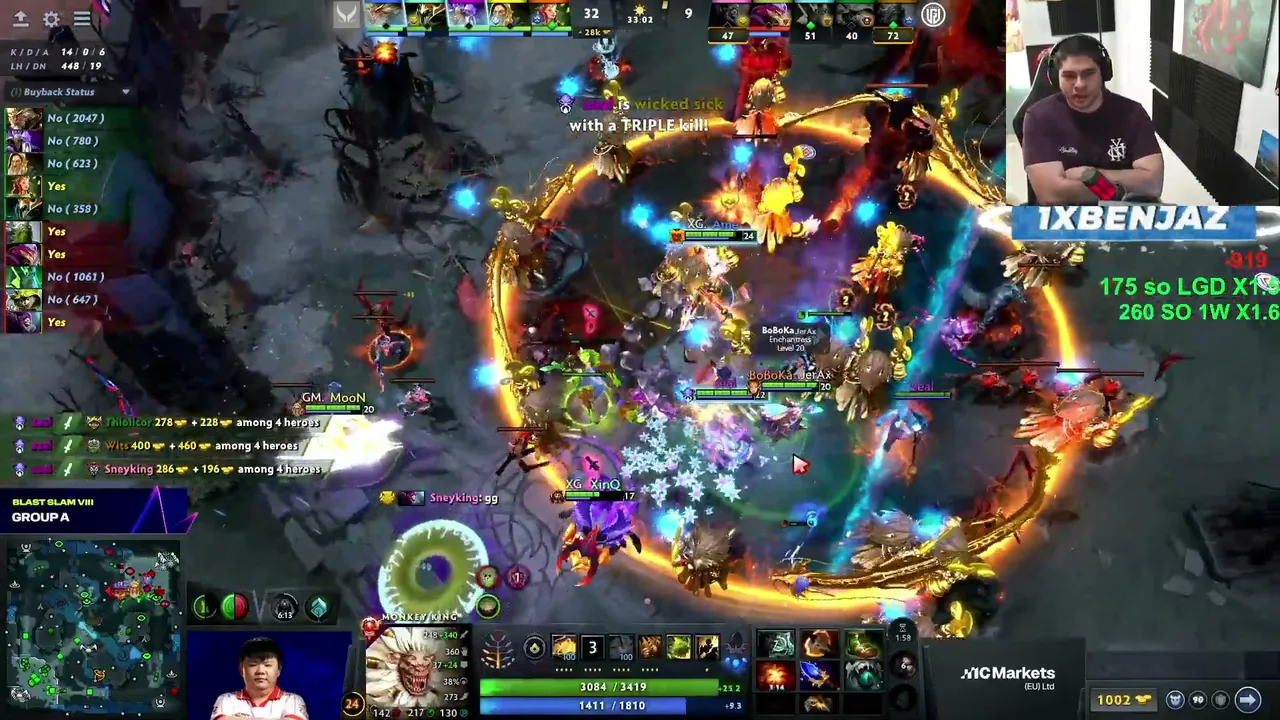 Benjaz — LA BLASTT!! / LGD GAMING VS XTREME GAMING / NAVI VS 1WIN / CODIGO : 1XBENJAZ
