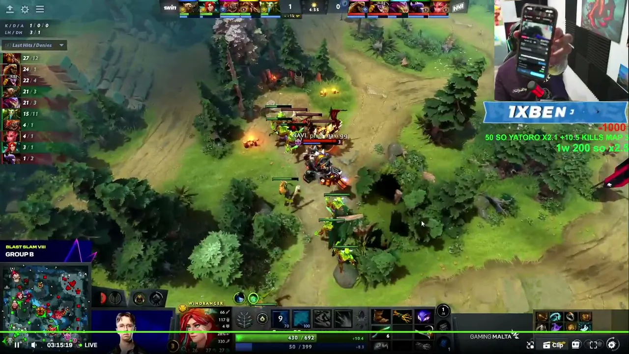 Benjaz — LA BLASTT!! / NEMESIS VS TEAM SPIRIT / NAVI VS 1WIN / CODIGO : 1XBENJAZ