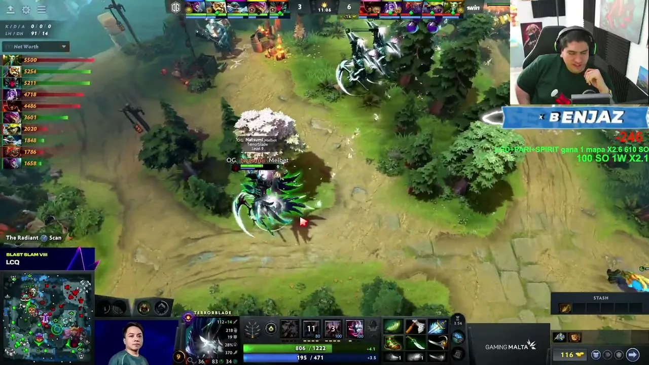 Benjaz — LA BLASTT!! / LISTO PARA LA ELIMINACION DE YUMA / LGD VS GAMERLEGION / OG VS 1WIN /CODIGO : 1XBENJAZ