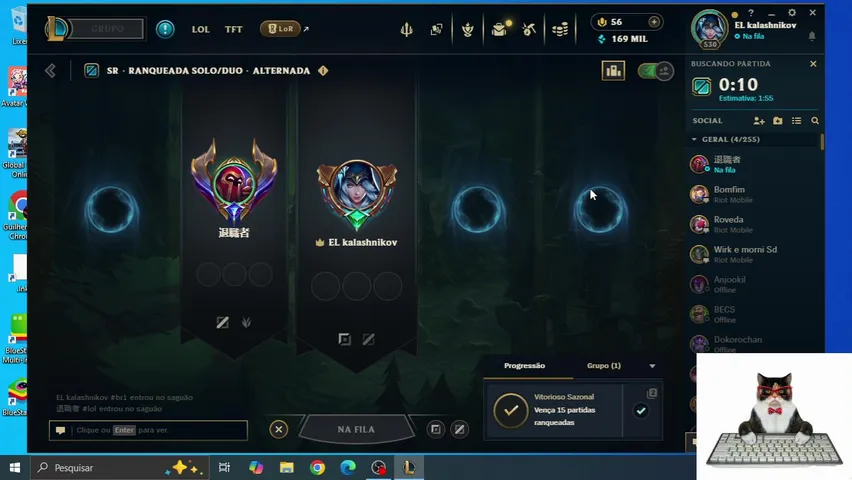 Agora é buscar o esmeralda...
Top laner...