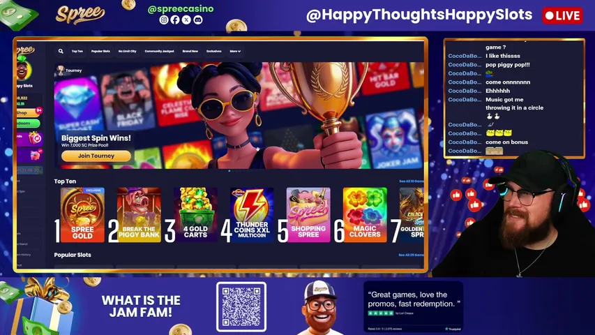 happythoughtshappyslots playing Slots & Casino - Live Casino Stream