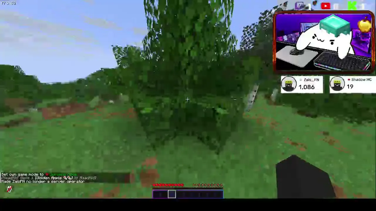 The New Hardcore Server with my friend (day1)