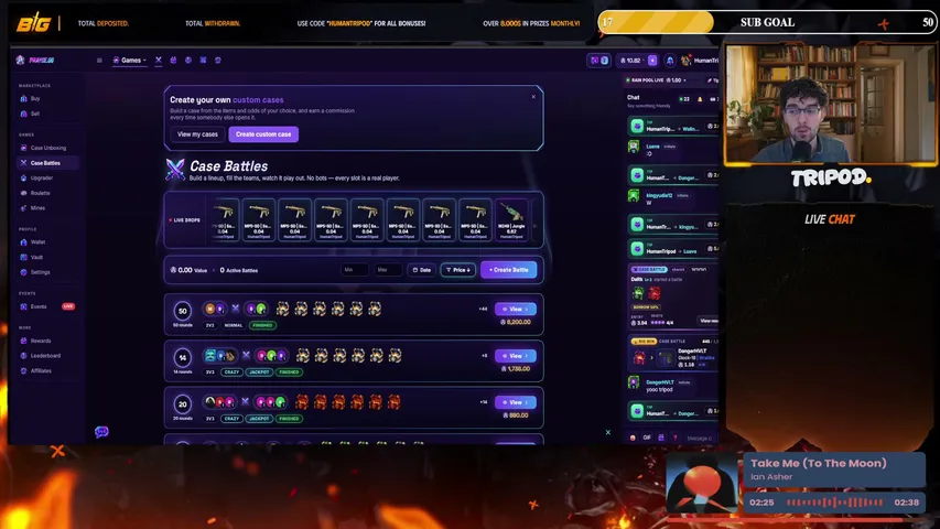 HumanTripod playing Slots & Casino - Live Casino Stream