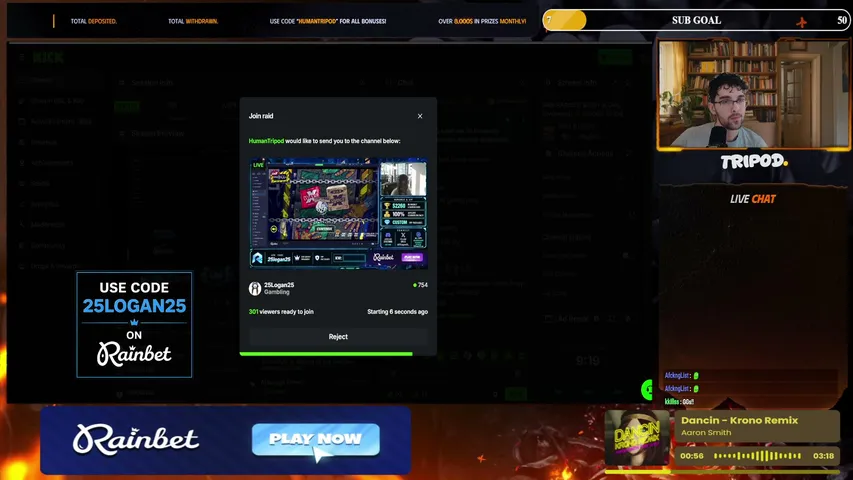 HumanTripod playing Slots & Casino - Live Casino Stream