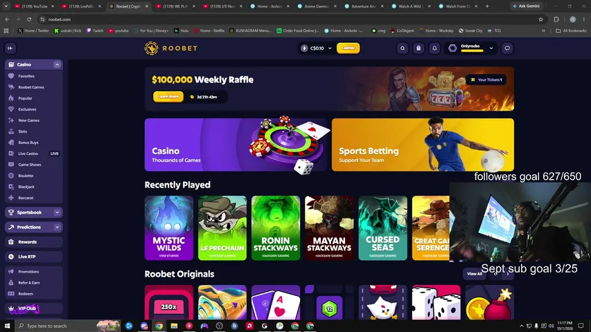 Uubski playing Slots & Casino - Live Casino Stream
