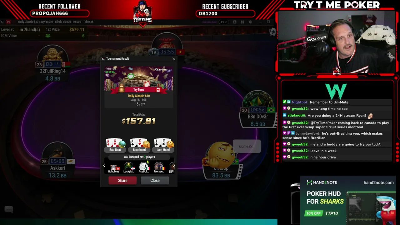 TryTime live