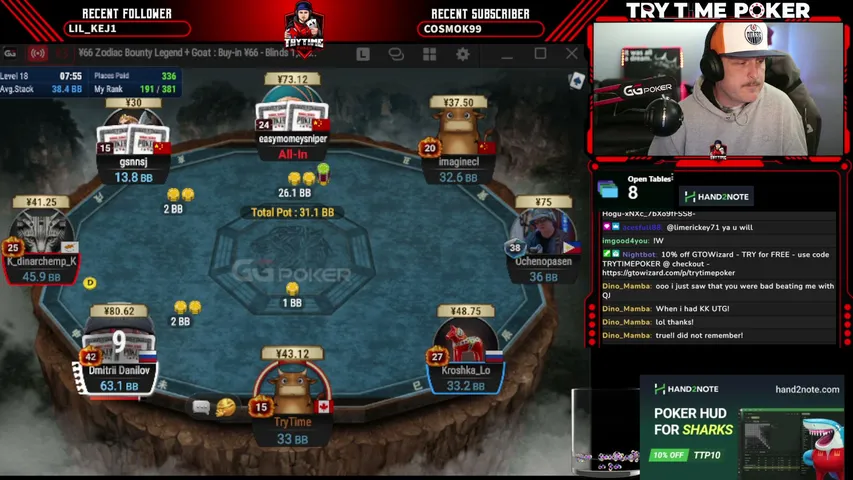 TryTimePoker playing Poker - Live Casino Stream