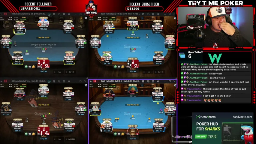 TryTimePoker playing Poker - Live Casino Stream