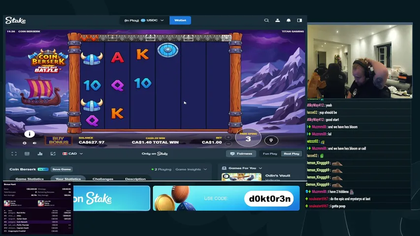 D0KT0R3N playing Slots & Casino - Live Casino Stream