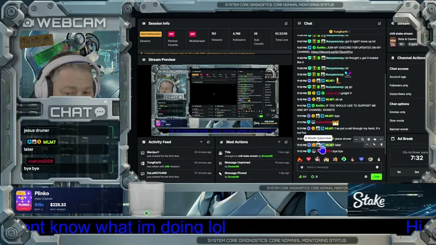druner86 playing Slots & Casino - Live Casino Stream