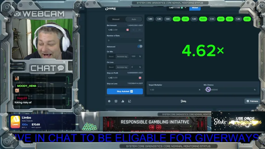 druner86 playing Slots & Casino - Live Casino Stream