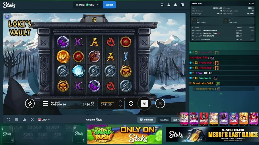 Jamie playing Slots & Casino - Live Casino Stream