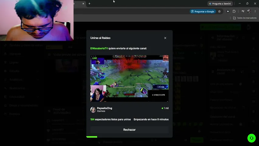 elwasabertotv playing Just Chatting - Live Casino Stream