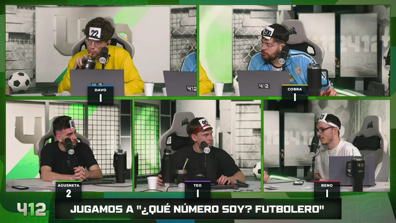 davooxeneize — 412 con DAVOO XENEIZE, LA COBRA, AGUSNETA, TEO DELIA, BENITO SDR / HABLEMOS DE FUTBOL