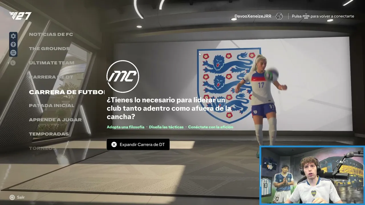 davooxeneize — STREAM PRESENCIAL CON ZLATAN IBRAHIMOVIC JUGANDO AL MODO CARRERA! VENITE