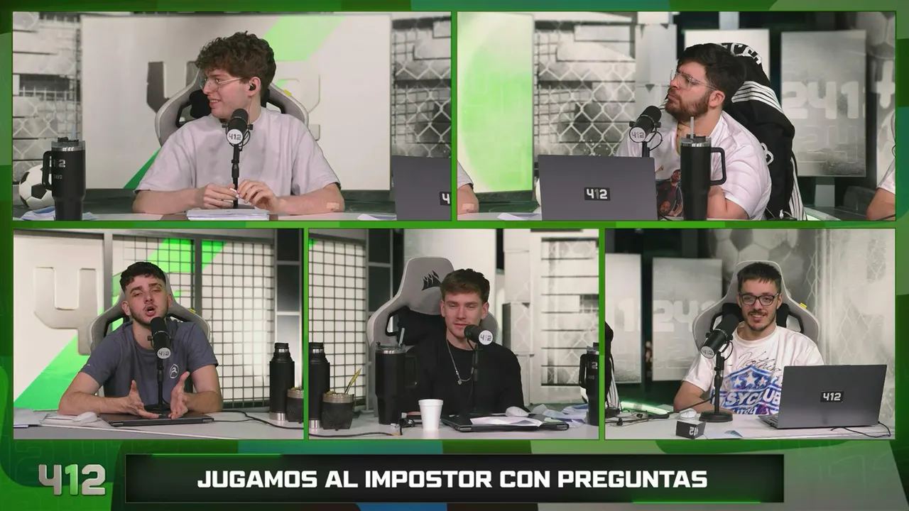 davooxeneize — 412 con DAVOO XENEIZE, LA COBRA, AGUSNETA, TEO DELIA, BENITO SDR / HABLEMOS DE FUTBOL