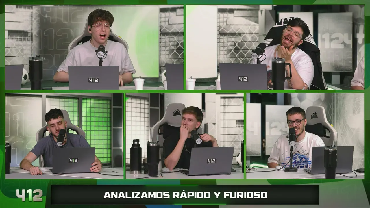 davooxeneize — 412 con DAVOO XENEIZE, LA COBRA, AGUSNETA, TEO DELIA, BENITO SDR / HABLEMOS DE FUTBOL