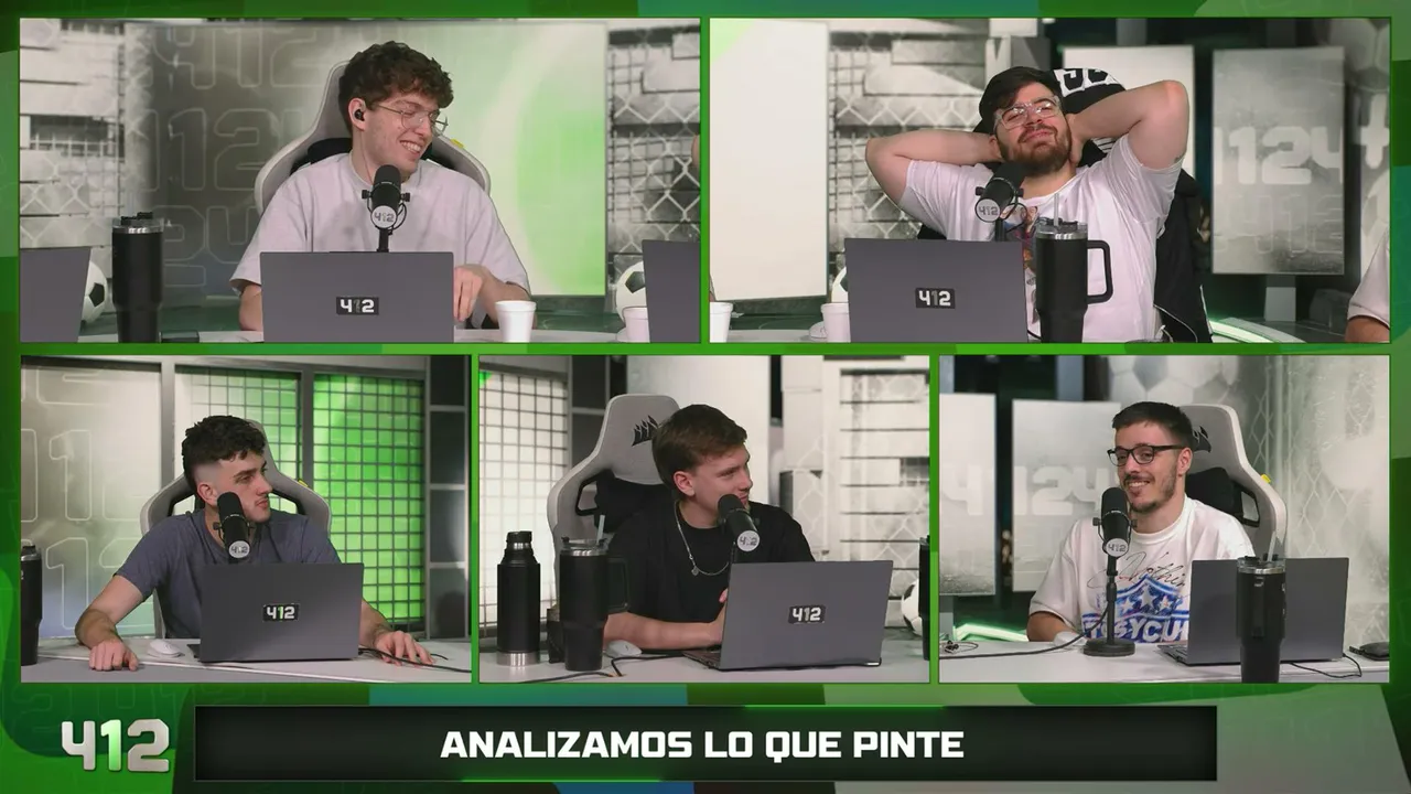 davooxeneize — 412 con DAVOO XENEIZE, LA COBRA, AGUSNETA, TEO DELIA, BENITO SDR / HABLEMOS DE FUTBOL