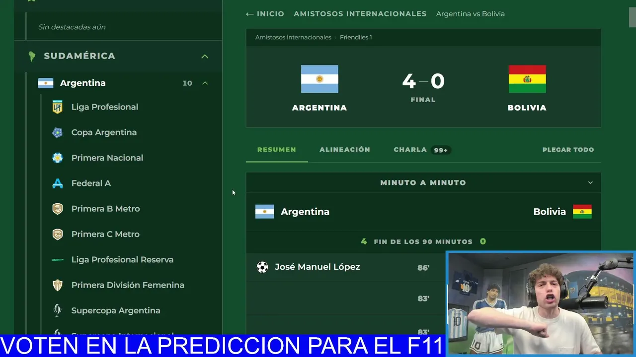davooxeneize — ARGENTINA GANO, GUSTO Y GOLEO. VAMOS POR LA CUARTA. PUERRUL. ANALIZAMOS TODO. VENITEEEEEEEEEEEE