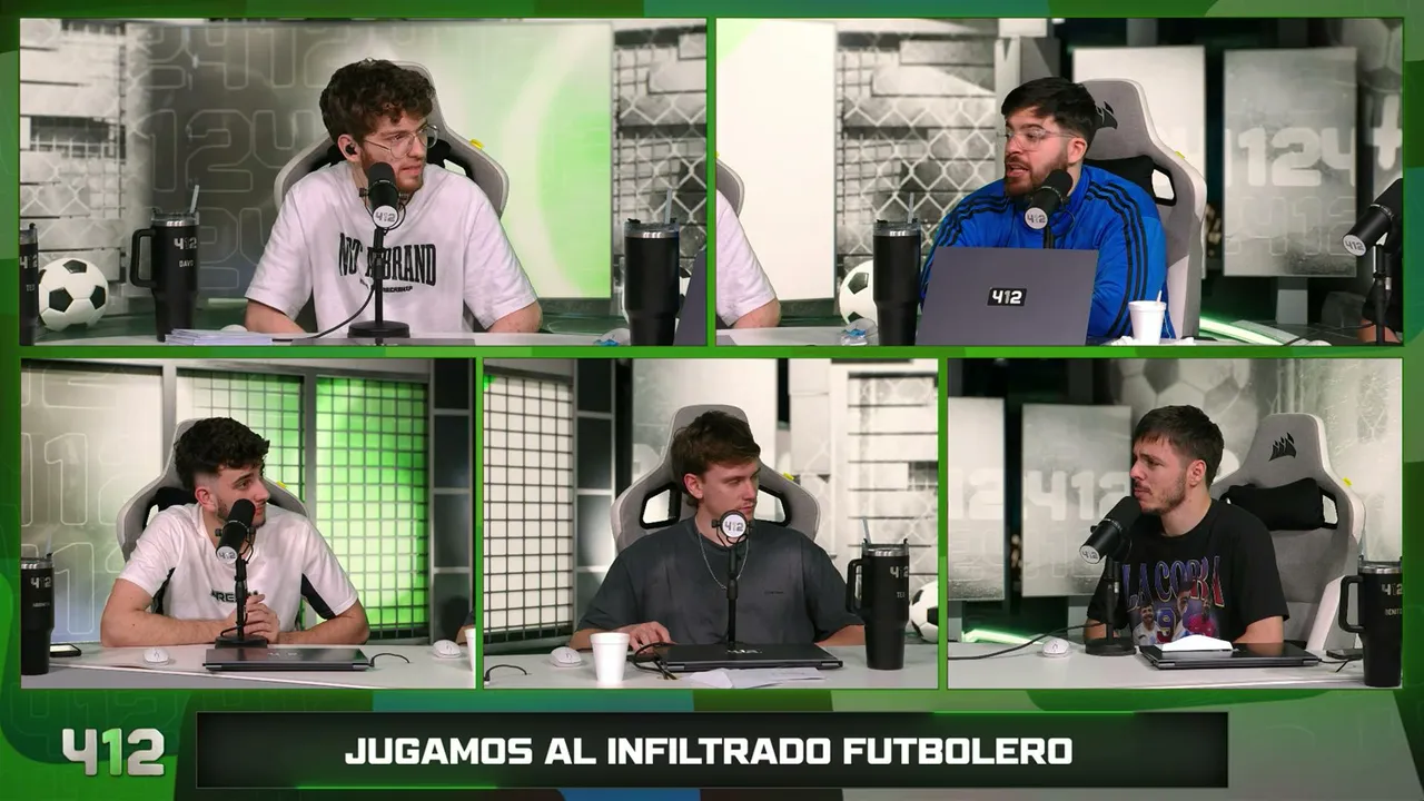 davooxeneize — 412 con DAVOO XENEIZE, LA COBRA, AGUSNETA, TEO DELIA, BENITO SDR / HABLEMOS DE FUTBOL
