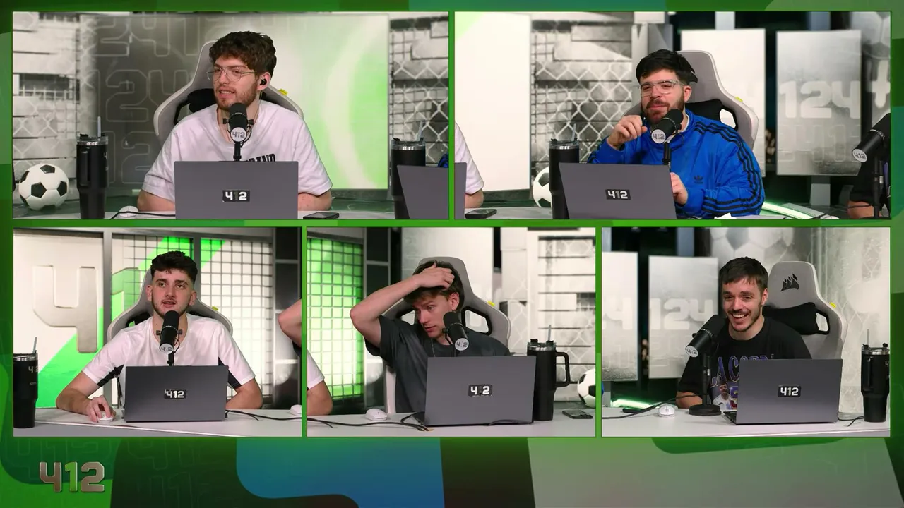 davooxeneize — 412 con DAVOO XENEIZE, LA COBRA, AGUSNETA, TEO DELIA, BENITO SDR / HABLEMOS DE FUTBOL