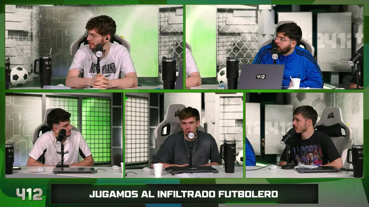 davooxeneize — 412 con DAVOO XENEIZE, LA COBRA, AGUSNETA, TEO DELIA, BENITO SDR / HABLEMOS DE FUTBOL