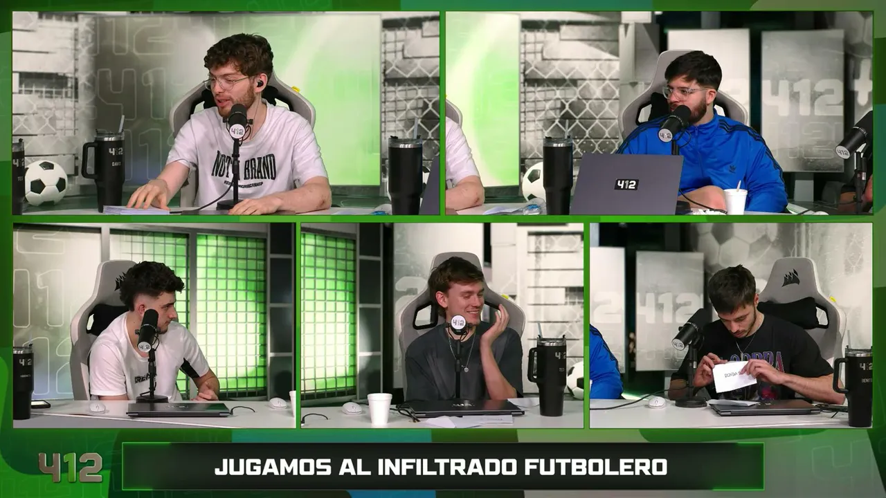 davooxeneize — 412 con DAVOO XENEIZE, LA COBRA, AGUSNETA, TEO DELIA, BENITO SDR / HABLEMOS DE FUTBOL