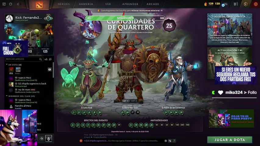 RANKED HERALDO GUARDIAN ♫

♫  BOT ACTIVO: !
Tienda
♫ Pide tu música: !sr
♪Discord - Link