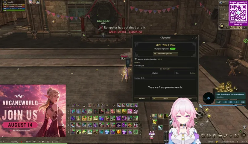 endyl2 Lineage 2 stream image