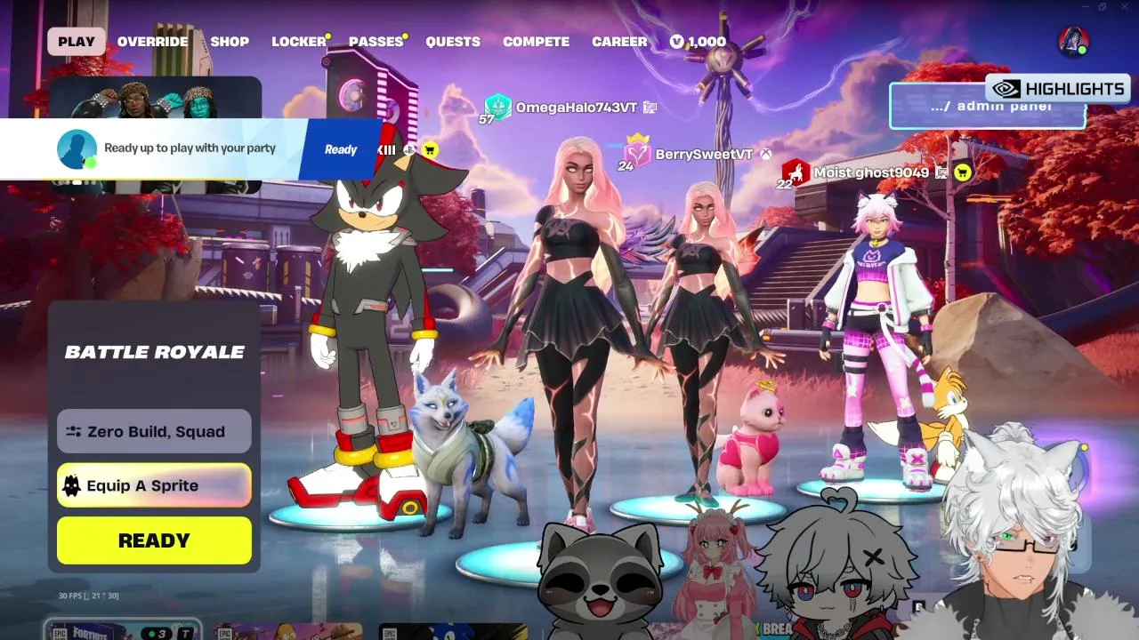 OmegaHalo743 live