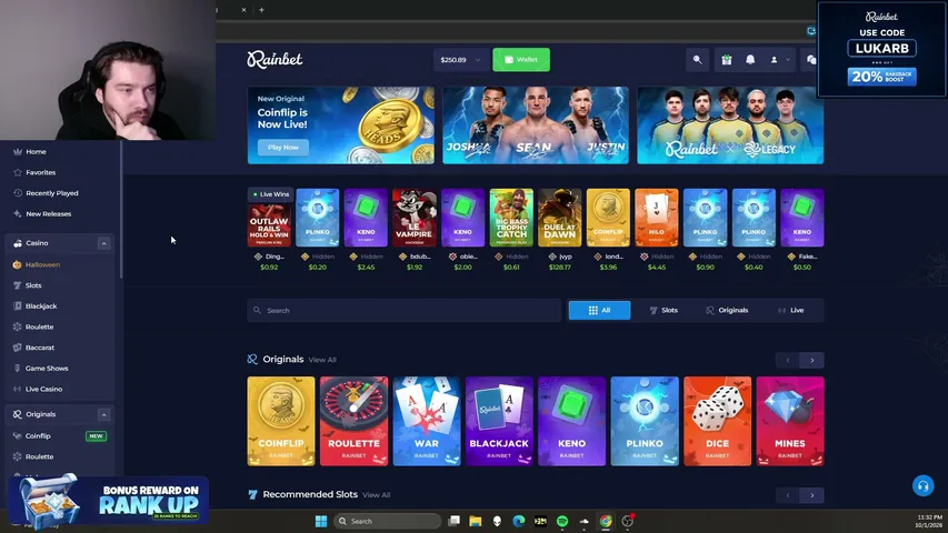 raymond playing Slots & Casino - Live Casino Stream