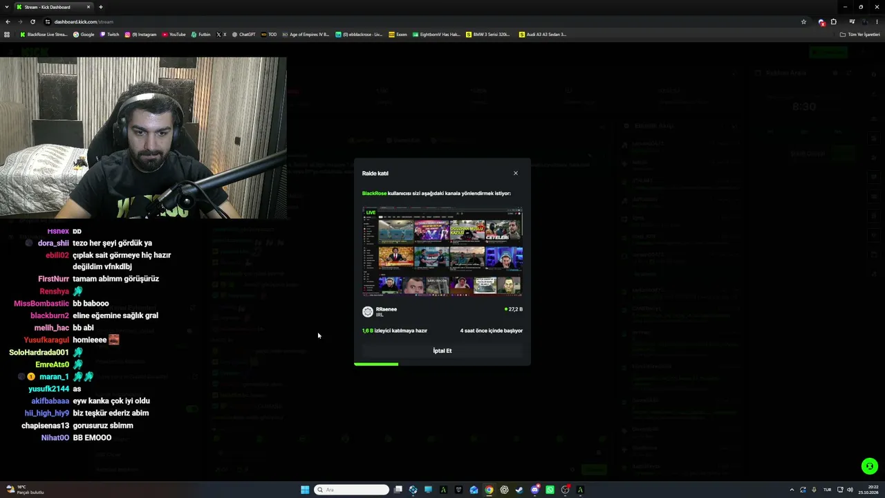 BlackRose live stream
