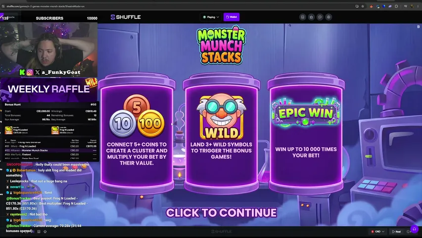 a_funkygoat playing Slots & Casino - Live Casino Stream
