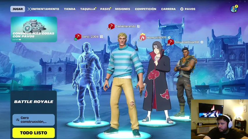 El pitoloko y ricosuave se juntan con el primo en una noche de fornite. a y tambien el sanji