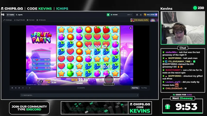 kevins playing Slots & Casino - Live Casino Stream