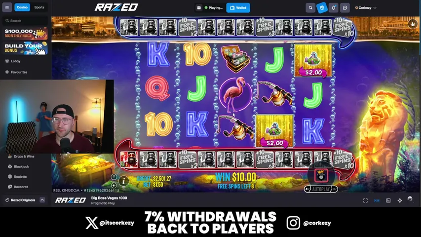 corkezy playing Slots & Casino - Live Casino Stream