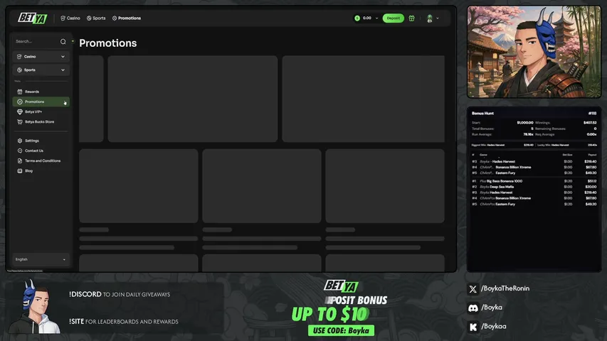 Boykaa playing Slots & Casino - Live Casino Stream