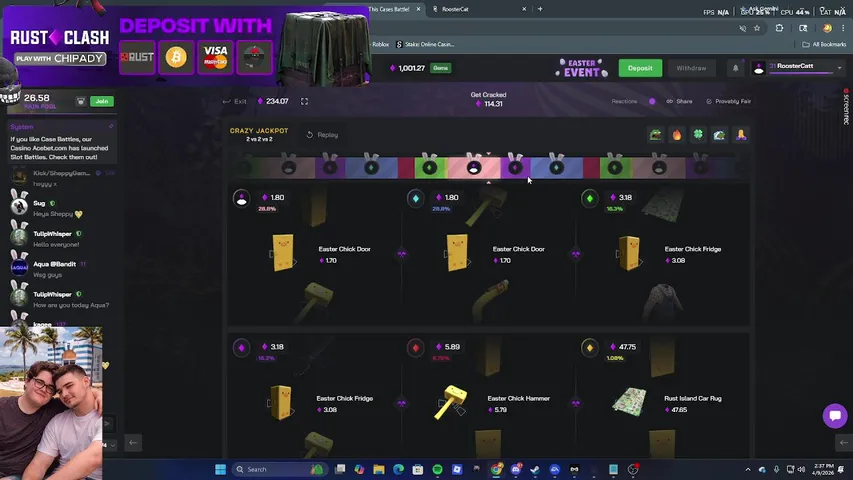 400$ START ON BANDIT + 400 START ON SPLITS + 500 START ON RUSTCLASH GWS|!bandit !dc !splits !rustclash