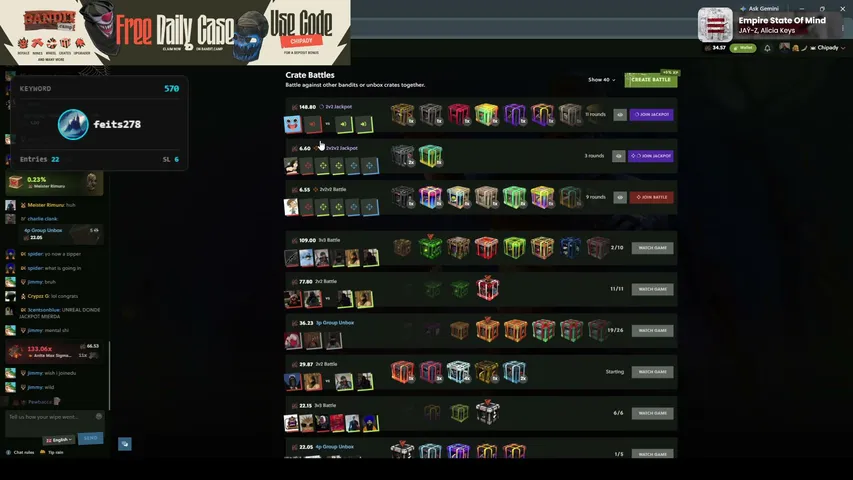 roostercatt playing Slots & Casino - Live Casino Stream